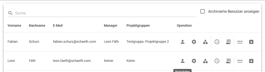 Mitarbeiterverwaltung