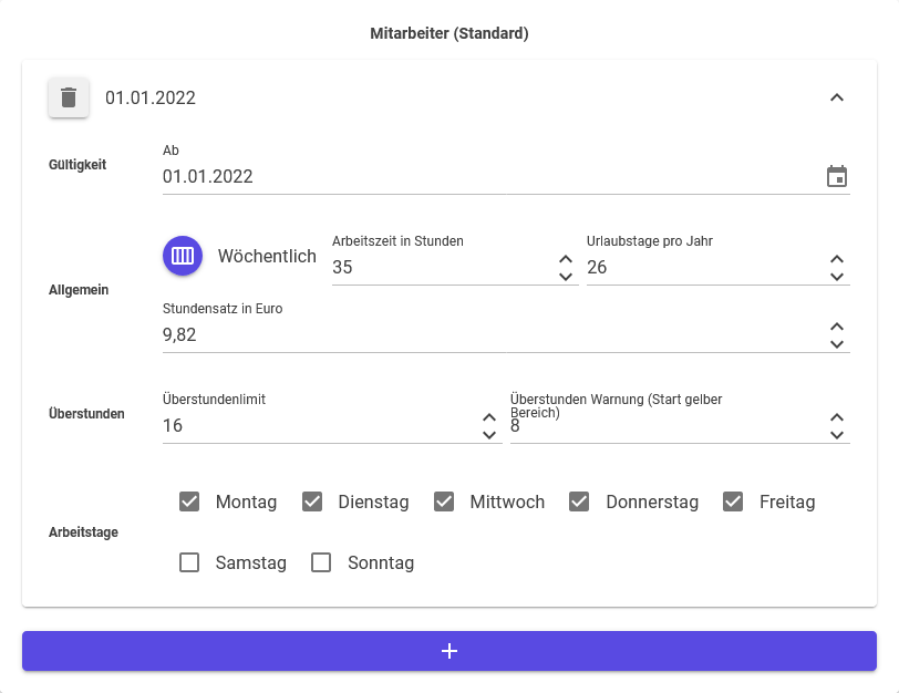 Allgemeine Einstellungen